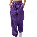 Gnrique jogging pantalon ample avec poches elastique taille haute baggy fitness tracksuit bottoms sport ...