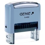Tampon encreur personnalisable - genie s xp - 402 - accessoires inclus - encreur - 4 lignes