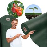 Geotextile / agrotextile contre les mauvaises herbes toile de paillage vert 50g 32m x 10m
