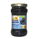 Gerbl� sans sucres ajout�s confiture myrtille 320g
