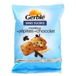Gerbl� sans sucres moelleux p�pites de chocolat 196g
