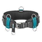 Ceinture  outils - makita - e - 15366 - cuir vritable - polyester lger - bleu / noir