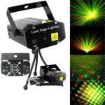 Getek� mini projecteur dj stade de la lumi�re disco r & g laser partie spectacle de lumi�re (noir)