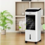 Giantex climatiseur mobile 4 en 1 - 3 modes + 3 vitesses - ventilateur t�l�command� 65w - r�servoir eau ...