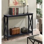 Giantex console meuble entr�e � 2 �tages de rangementtable d?appointtable d?entr�e / salon / chambre100x30x80 ...