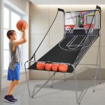 Giantex panier de basketball pliable �lectronique avec 8 modes de jeu jeu de basketball arcade avec 2 ...