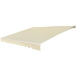Giantex store banne r�tractable manuel 36x3m en tissu en polyester r�sistant au soleil / pluie angle ...