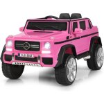 Giantex voiture �lectrique 12v benz g650 - s enfants 3 - 7 ans avec t�l�commande 24gpharelecteur usbanti ...