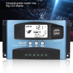 Gift - contrleur de charge solaire contrleur de charge rgulateur panneau solaire mppt 60a