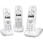 Gigaset as405 trio t�l�phone sans fil sans r�pondeur blanc