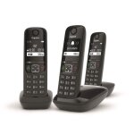 T�l�phone sans fil - gigaset - as690 trio - 3 combin�s - autonomie 18h - �cran 2 pouces