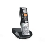 T�l�phone sans fil - gigaset - comfort 500 - argent - noir - lcd - polyphonique