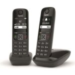 Gigaset t�l�phone fixe as690 duo noir