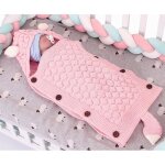 Gigoteuse bb - ecelen - 0 - 6 mois - rose - 75x35cm - accessoires bb sac de couchage renard dessin ...