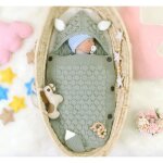 Gigoteuse bb ecelen - vert - 75x35cm - mixte - 0 mois - naissance - bb - 6 mois
