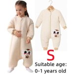 Gigoteuse avec pieds - marque - modle - coton - beige - taille s - bb