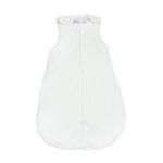 Gigoteuse velours c�tel� trois kilos sept - blanc 0 / 6 mois