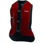 Gilet airbag moto helite turtle 2 - rouge / bordeaux - s
