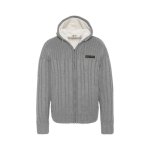 Gilet à capuche - schott - homme - intérieur molletonné - 100% acrylique - gris Gilet à capuche - schott - homme - intérieur molletonné - 100% acrylique - gris