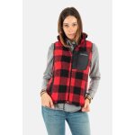 Gilets cardigans columbia west bend vest 658 red lily check - columbia - xl - rouge - col montant