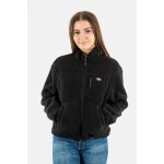 Gilet cardigan dickies mount hope noir pour femme - col classique