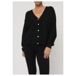 Gilet cardigan noir femme
