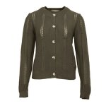 Gilets cardigans la petite etoile milada kaki - femme - col v