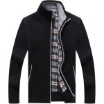 Gilet col camionneur homme pull hiver homme veste gilet hommes vtement cardigan classique en maille ...