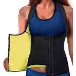 Gilet corset sauna sudation femme - taille noprne minceur sculptant ventre plat aptitude - noir