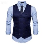 Gilet costume homme formel classique slim fit double boutonnage gilet business elegant sans manches couleur ... Gilet costume homme formel classique slim fit double boutonnage gilet business elegant sans manches couleur ...