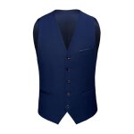 Gilet de costume homme slim fit classiques daffaires couleur unie