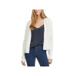 Gilet court - vila - ril - blanc - 50% viscose - 27% nylon - 23% polyester