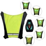 Gilet dossard led - folaya - mod�le 2022 - t�l�commande sans fil - r�sistant � leau - 15h autonomie