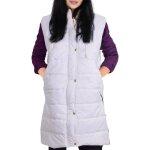 Gilet doudoune femme oversize à capuche matelassé blanc - a2z - sans manches - vêtements dhiver Gilet doudoune femme oversize à capuche matelassé blanc - a2z - sans manches - vêtements dhiver