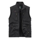 Gilet exterieur homme de pêche photographie veste sans manches multi - poches respirant confortable - ... Gilet exterieur homme de pêche photographie veste sans manches multi - poches respirant confortable - ...