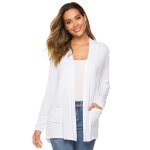 Gilet femme cardigan en tricot mi - longue manches longue avec poches pour printemps et automne - insfity ... Gilet femme cardigan en tricot mi - longue manches longue avec poches pour printemps et automne - insfity ...