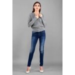 Gilet femme intropia - brod de pices en bois naturel - col en v et manches longues