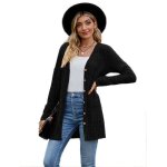 Gilet femmegilets femme manches longues avec pochescasual gilet femme hiver automne coupe ample avec ...