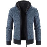 Gilet hiver homme à capuche doublée polaire veste chaude epaisse manches longues couleur constraste - ... Gilet hiver homme à capuche doublée polaire veste chaude epaisse manches longues couleur constraste - ...