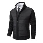 Gilet hommechaud gilet homme ouvrez - front zipp avec doublurecardigan homme col droit manche longue ...