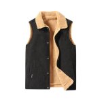 Gilet homme hiver velours côtelé sans manches doublé polaire casual gilet chaud confortable couleur unie ... Gilet homme hiver velours côtelé sans manches doublé polaire casual gilet chaud confortable couleur unie ...