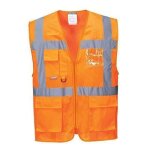 Gilet haute visibilit� meshair ath�ne - orange respirant conforme en iso 20471