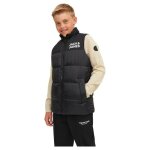 Gilet - jack & jones - junior - noir - sans manches - 100% polyester