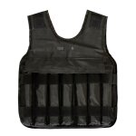 Gilet lesté musculation - td® - 50kg - réglable - tissu oxford - noir Gilet lesté musculation - td® - 50kg - réglable - tissu oxford - noir