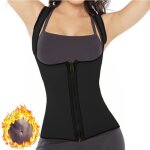Gilet minceur femme post - accouchement - sauna vtement noir - brlez plus de calories et perdez du ...