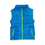 Gilet pare - balles - playshoes - doubl� bleu - col montant - 2 poches zipp�es - lavable 40?
