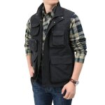 Gilet de p�che - homme - sans manche - l�ger - respirant - imperm�able