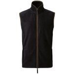 Gilet polaire sans manches homme pr803 noir et marron