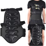 Gilet protection dorsale - moto - motocross - bmx - ski - vélo cross - snowboard - noir - multisport Gilet protection dorsale - moto - motocross - bmx - ski - vélo cross - snowboard - noir - multisport