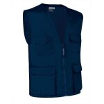 Gilet sans manches multipoches - valento - hardware - bleu - homme